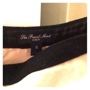 JCrew wool pencil skirt